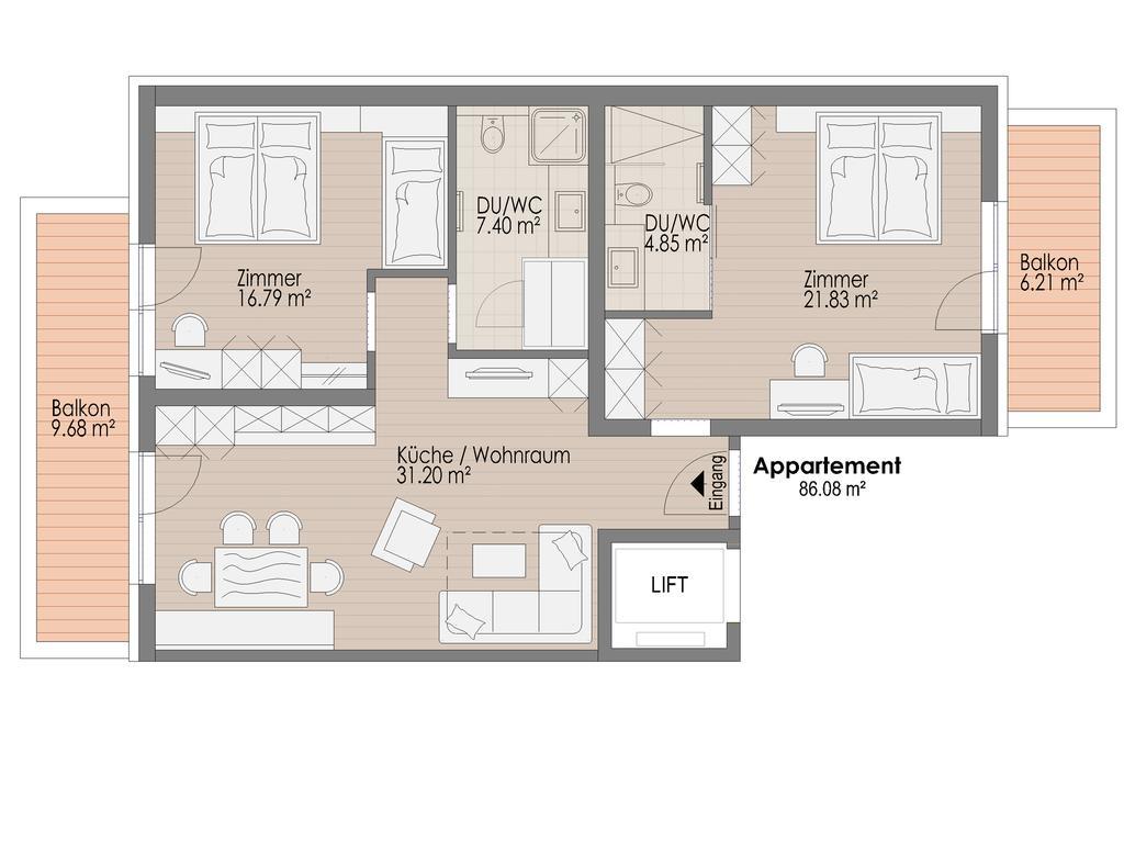 Lux Appartements Ischgl Zimmer foto